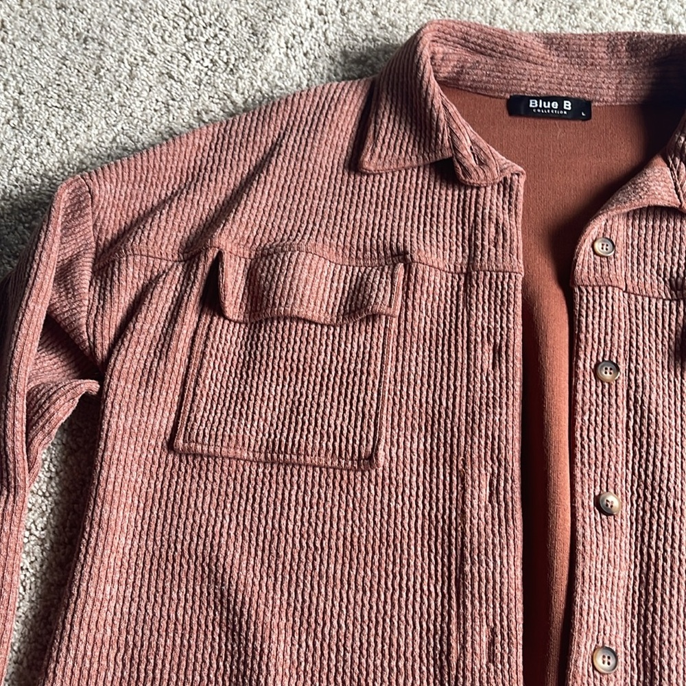 Blue B Collection Shirt Jacket - Picture 2 of 5